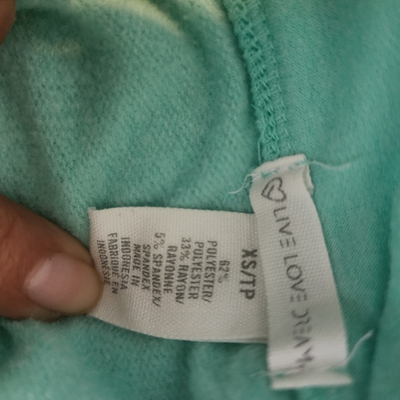 Aeropostale Teal Color Slouchy Neck Pullover Size XS - Picture 3 of 6